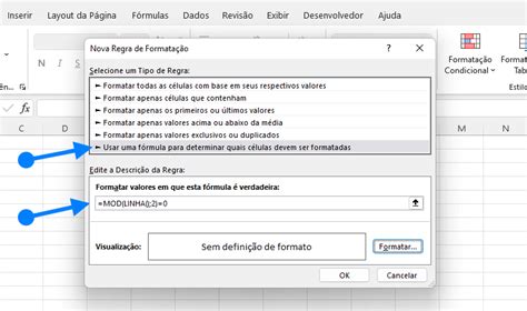 Como Exibir Dados Linhas Em Faixas No Excel Tudo Excel