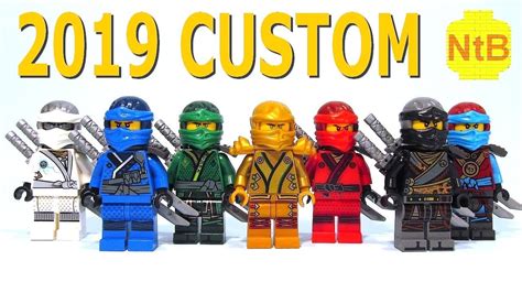 Custom Lego Ninjago Minifigure Series Tenth Anniversary Series