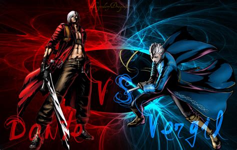 Dante VS Vergil by LegendaryDragon90 on DeviantArt