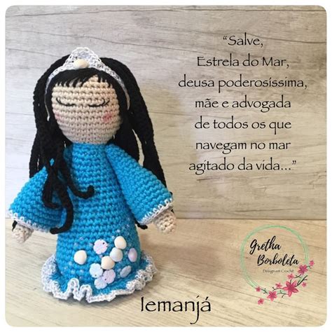 Pin De C Ssia Souza Em Amigurumis Orixas Estrela Do Mar Poder De Deus