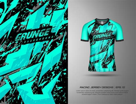 Premium Vector Tshirt Sports Grunge Design For Racing Jersey Cycling