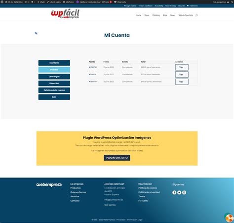 Cómo crear un área de usuario de mi cuenta con Divi