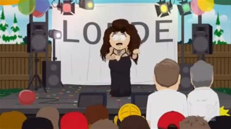 Ein Video Von Lorde Wie Sie Den „ya Ya Ya I Am Lorde“ Song Aus South Park Singt