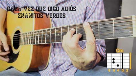 Cada Vez Que Digo Adi S Enanitos Verdes Acordes Guitarra Youtube