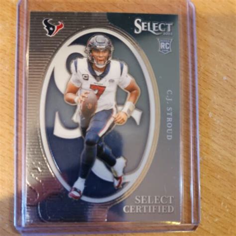 2023 Panini Select Football CJ Stroud Select Certified Rookie RC CRO