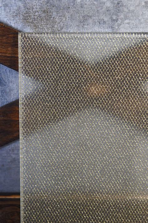 Gold Diamond Sparkle Metallic Mesh Organica™ Laminated Glass Fabric Artofit