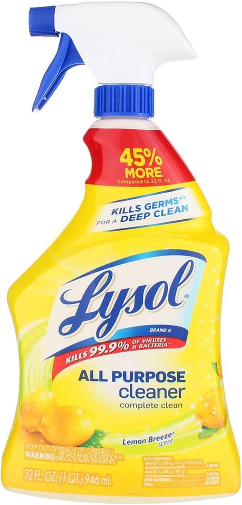 Amazon Lysol All Purpose Cleaner Lemon Breeze Oz Pack Of