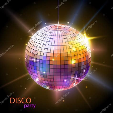 Disco Ball Disco Background Stock Vector By ©annbozshko 92735068