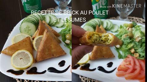 RECETTE DE BRICK AU POULET ET LÉGUMES YouTube