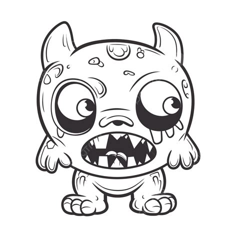 Worry Monster Coloring Page Coloring Pages