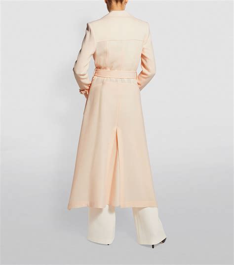 Womens Roland Mouret Pink Elbury Coat Harrods UK