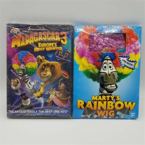 New Dreamworks Madagascar 3 Europes Most Wanted Dvd And Martys Rainbow