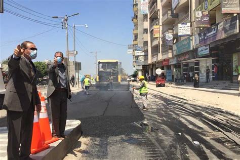 محافظ كفرالشيخ يتابع رصف الشوارع وتحسين شبكة الطرق الرئيسية والفرعية