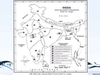 GROUNDWATER PROVINCES IN INDIA | PPT