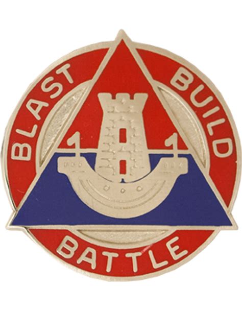engineer brigade unit crest military depot