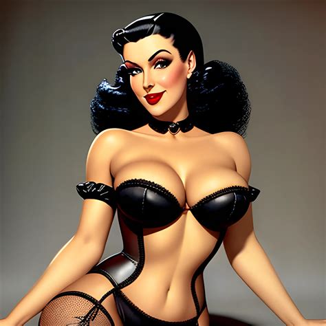 woman in room maid costume, pinup, detailed eyes, thigh stocking