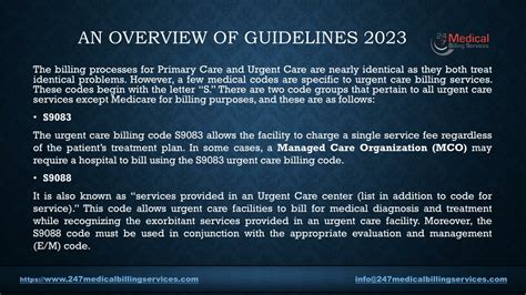 PPT Urgent Care Billing And Coding Guidelines 2023 PDF PowerPoint