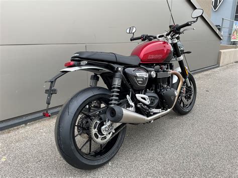 Motorbike Triumph Speed Twin Red Year Of Manufacture