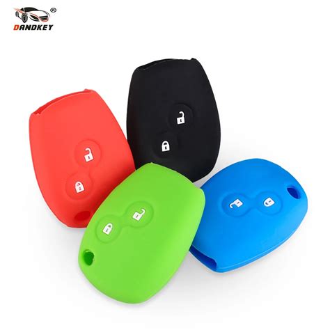 Dandkey Silicone Car Key Cover Case For Renault Key Shell Protection