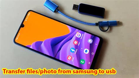 How To Transfer Files From Samsung Phone To Usb Drive Youtube