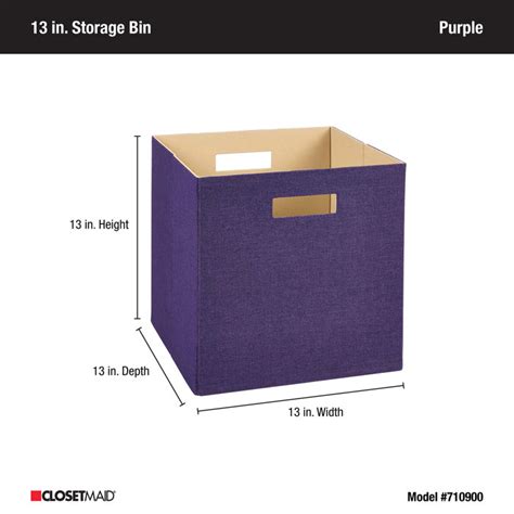 Closetmaid Decorative Storage Fabric Bin And Reviews Wayfair