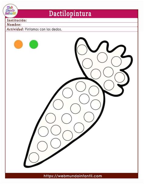 Actividades Con Dactilopintura Para Niños [pintar Con Los Dedos]