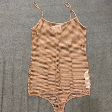 Zara Tops Zara Nude Mesh Body Suit Poshmark