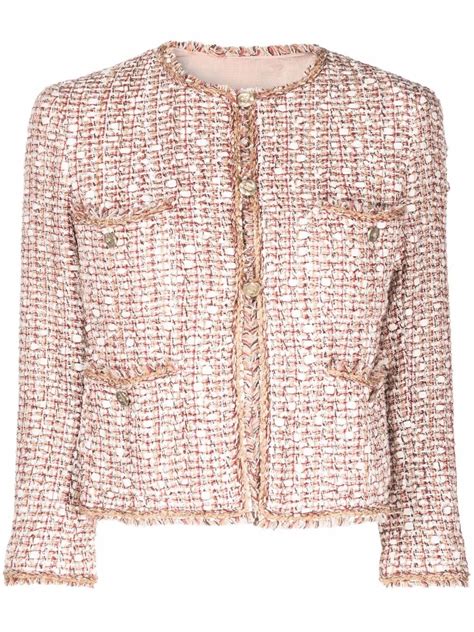 CHANEL Pre Owned 2006 Tweed Jacket Farfetch