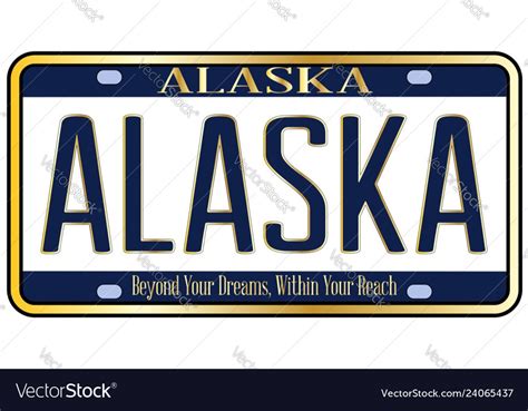 Alaska License Plate Alaska 2 Y2k Alaska Department Of