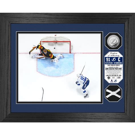 Steven Stamkos 500 Career Goals Limited Edition Photo Mint Frame With