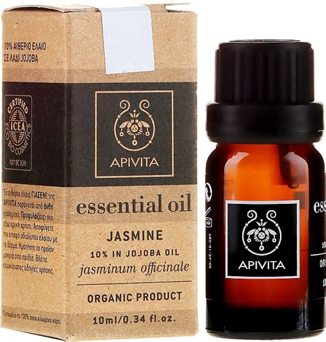 Apivita Aromatherapy Organic Jasmine Oil Aceite Esencial De Jazm N