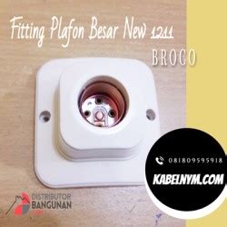 Jual Fitting Plafon Besar New Segi Cream Broco Kota Yogyakarta