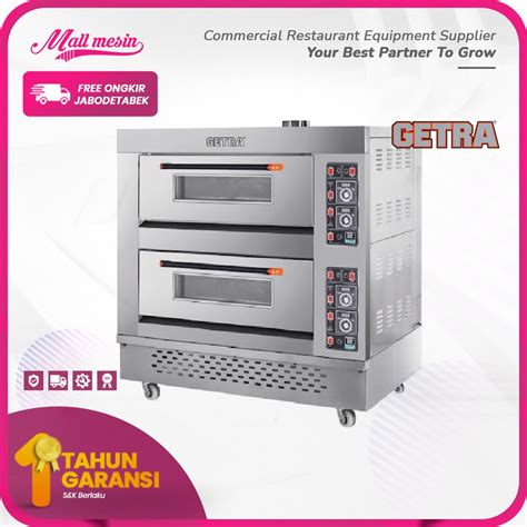 Jual Oven Gas Deck Getra Rfl Ss Oven Roti Deck Loyang Shopee