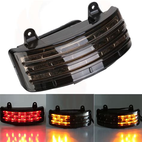 Bikers Choice Rear Fender Tri Bar Led Running Tail Light For Harley