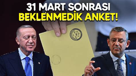 31 Mart sonrası beklenmedik anket Medyabar