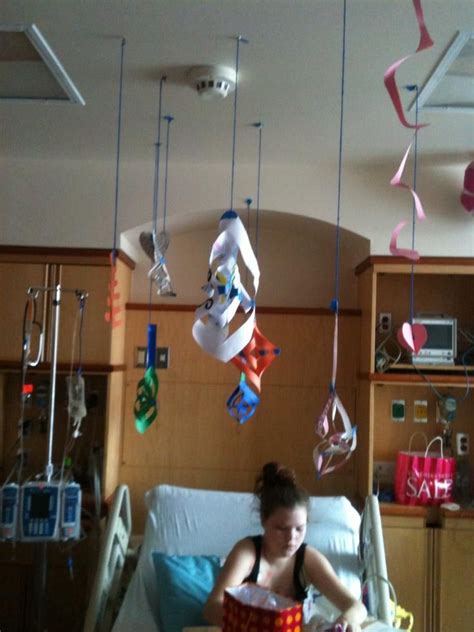 She decorated her hospital room. She is so creative. Hospital Room, So ...