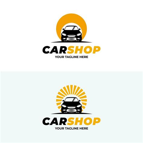 Car shop logo design inspiration 29288103 Vector Art at Vecteezy