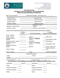 Maine Private Health Insurance Premium Phip Application Form Fill