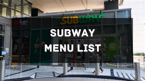 Subway Menu Prices Philippines Updated All About Philippines Menu