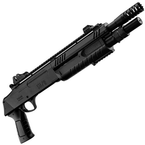 Fusil A Pompe Fabarm Stf Short Noir Spring Airsoft Mod Lisme Lyon