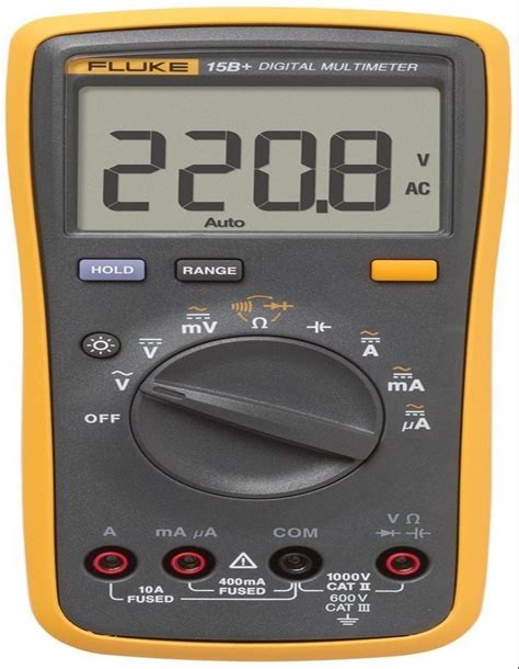 Fluke 15B Digital Multimeter 4 Digit Model Name Number 4404210 At