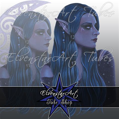 Celestial Elf Fantasy Art Portrait PSP Tube ElvenstarArt