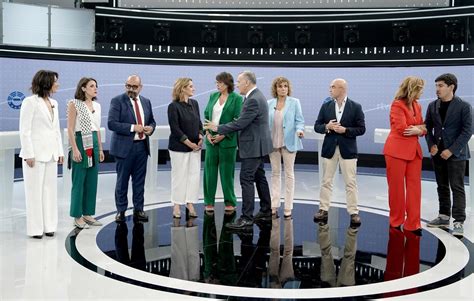 Las Imágenes Del Debate De Rtve De Los Candidatos A Las Elecciones