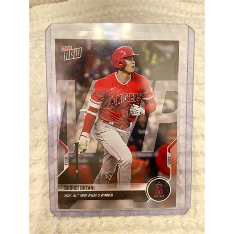 Shohei Ohtani 大谷翔平 Topps Trading Mike Trout 經典賽mvp 球員卡 蝦皮購物