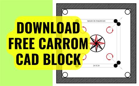 Download Carrom Board Cad Block Free Free Cad Tips And Tricks