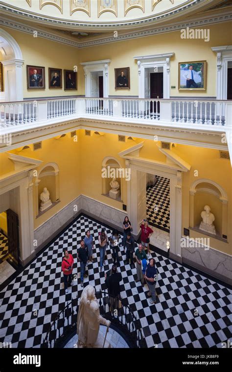 USA, Virginia, Richmond, Virginia State Capitol, interior Stock Photo ...