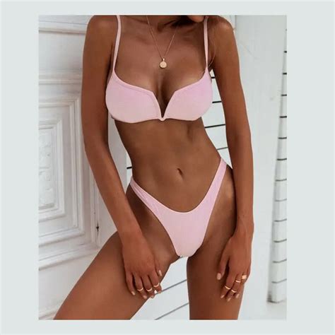 2022 Venda Quente Nova Sexy Conjunto De Biquíni Feminino Push Up