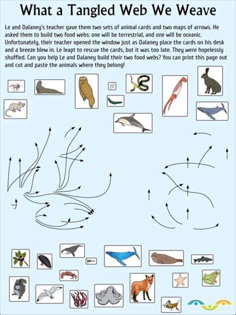 Can You Put These Food Webs Together And Save The Ecosystem Food Webs