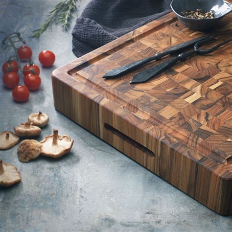 Teakhaus End Grain Butcher Blocks Teak Cutting Board