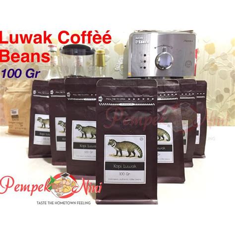 Jual Biji Kopi Luwak Robusta (Robusta Luwak Coffee Beans) | Shopee ...